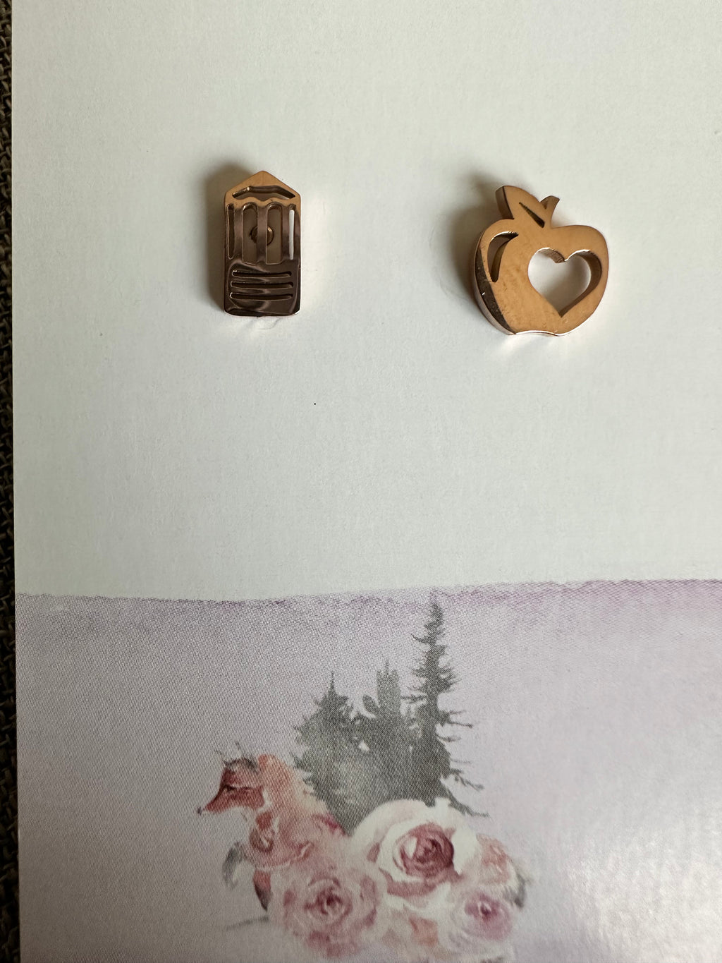 Teacher earrings