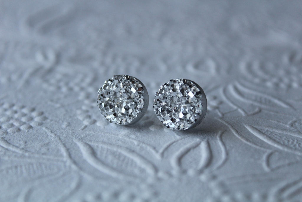 12mm Chunky Silver Hypoallergenic