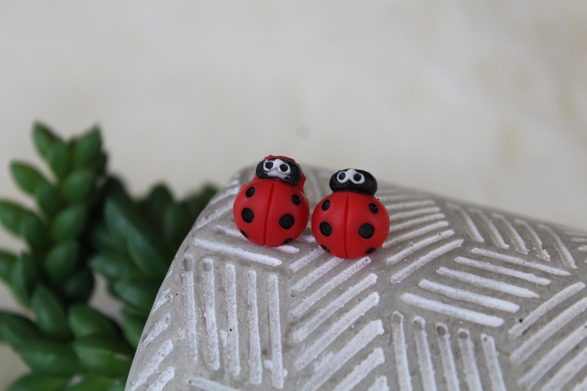 Ladybug Earrings