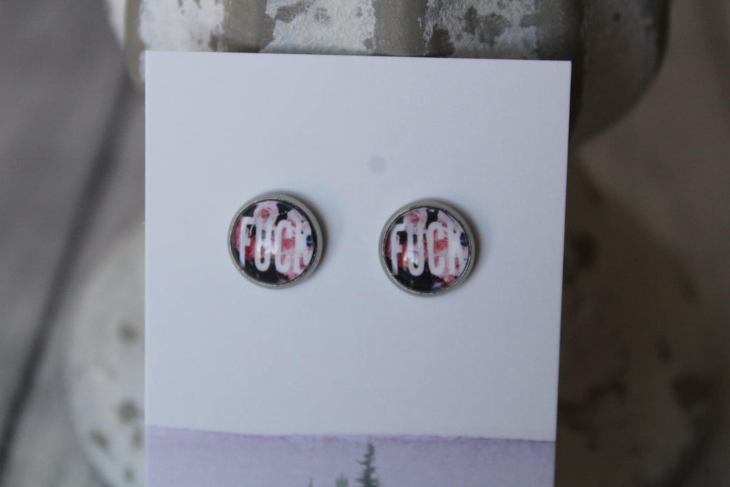 10mm F*ck/Silver Stud