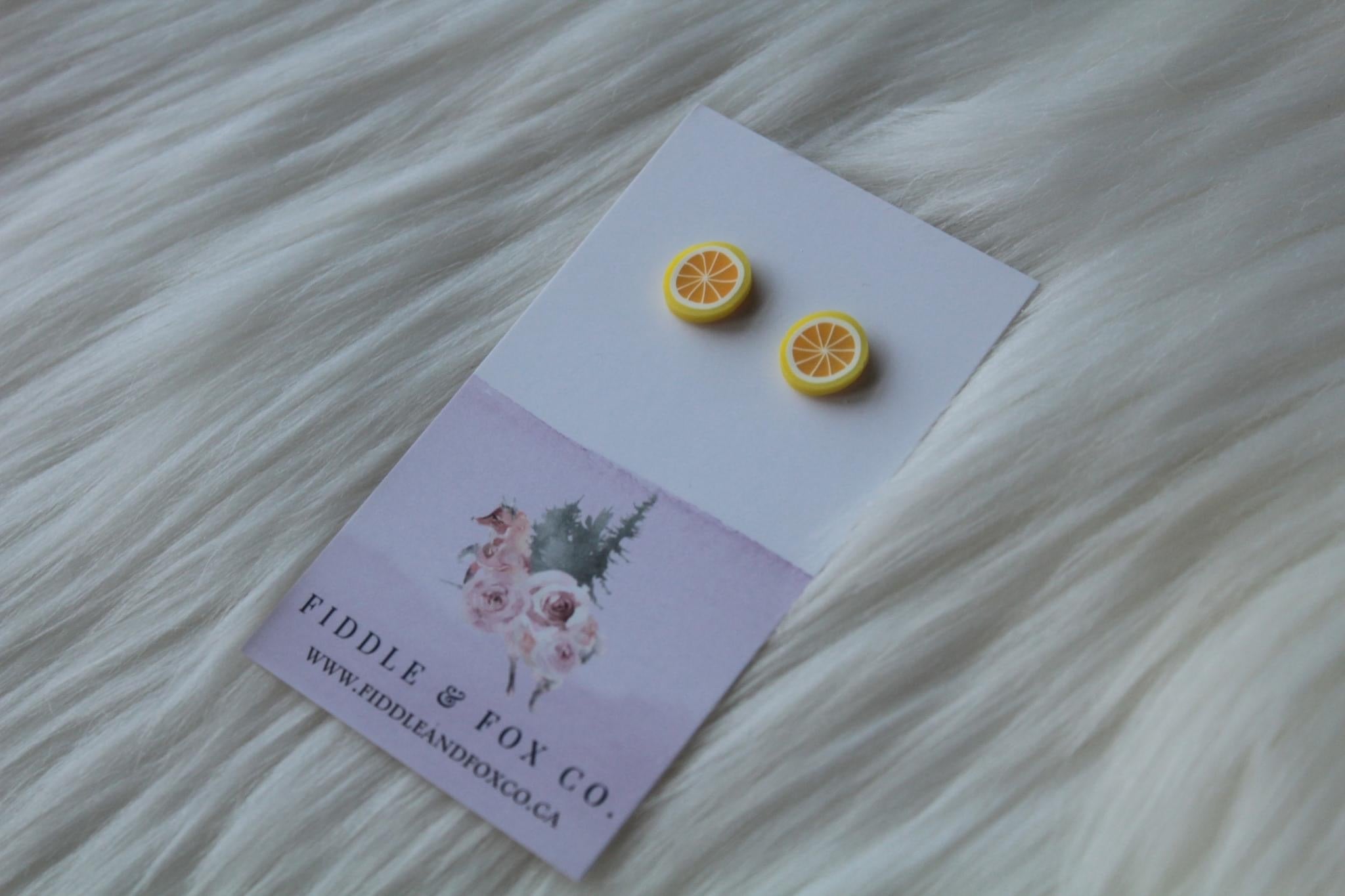 Lemon Earrings