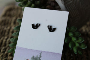 Black Nurse Stethoscope Earrings