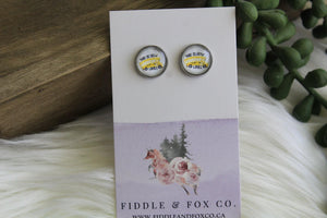 12mm This is how I roll earrings