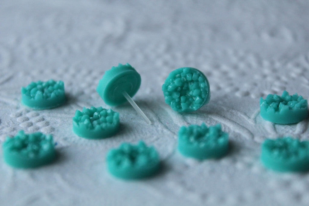 10mm Teal Hypoallergenic