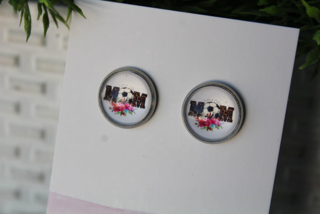 12mm Soccer Mom Earrings