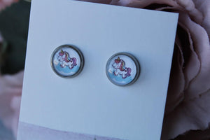 10mm Unicorn Earrings