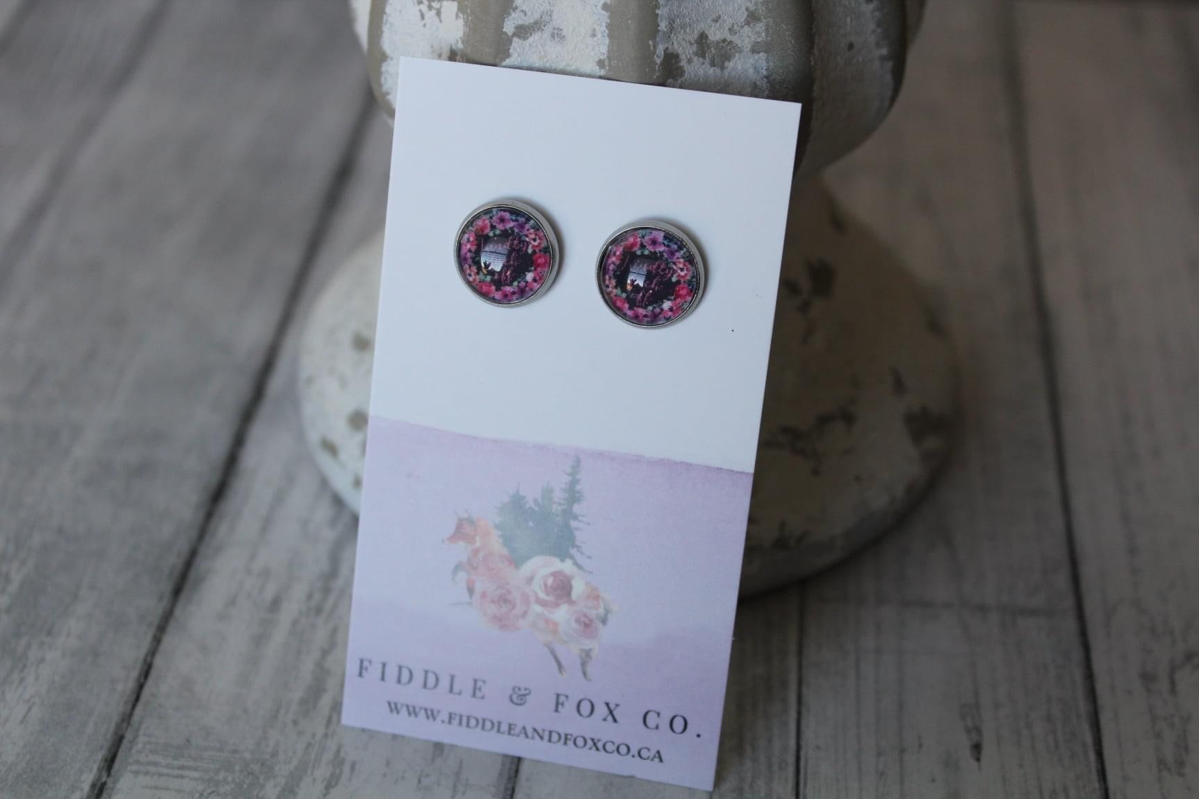 12mm Kindly F*ck Off Floral Earrings