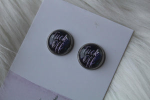 12mm Fuck Off Purple