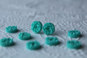 10mm Teal Hypoallergenic