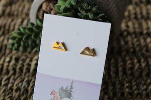 Gold Mountain Earrings