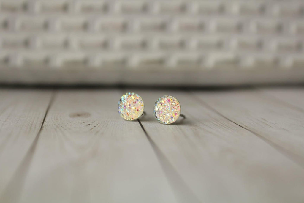 8mm Flat Iridescent