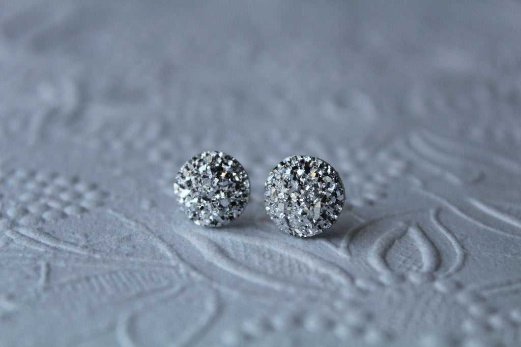 10mm Flat Silver Hypoallergenic