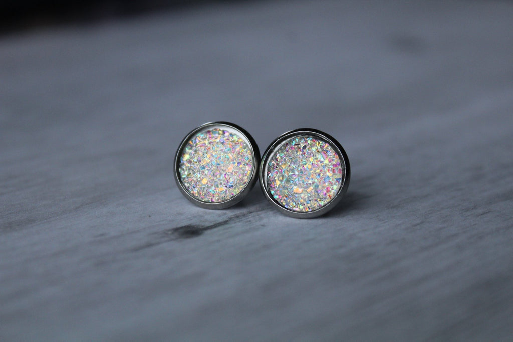 12mm Flat Iridescent