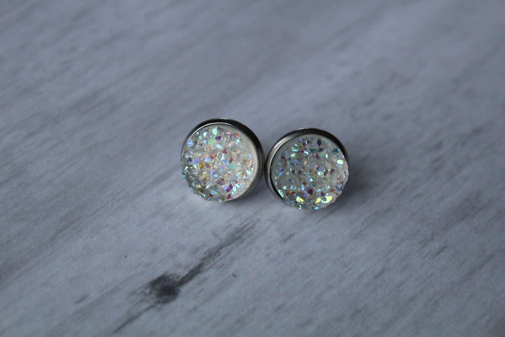 12mm Chunky iridescent