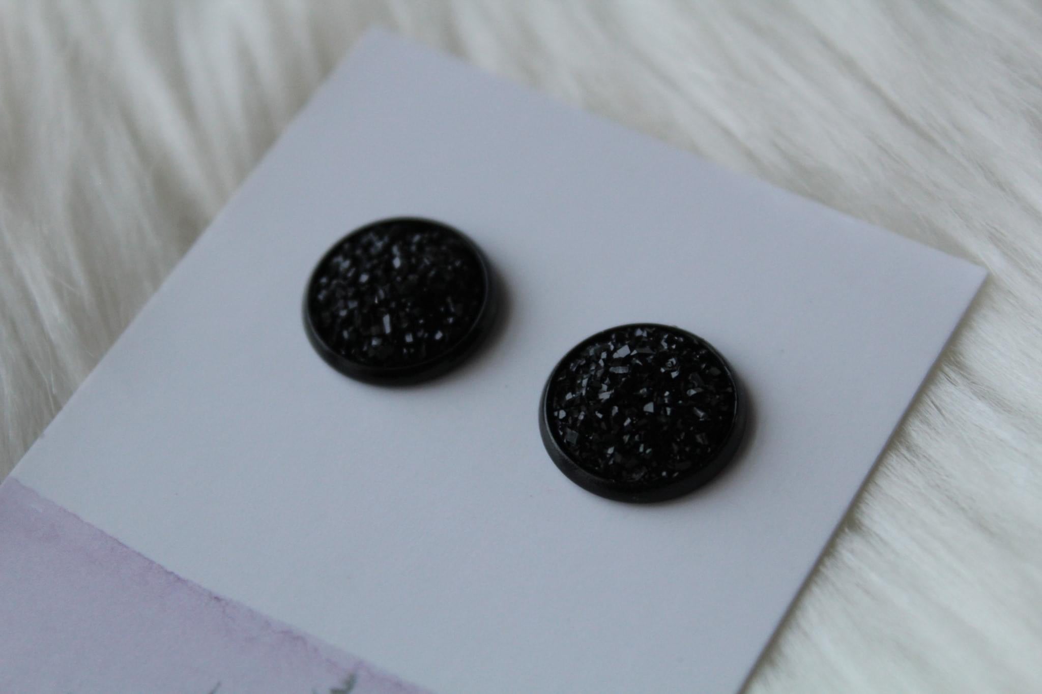 12mm Flat Black On Black