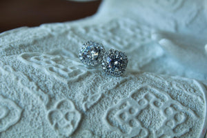 Cushion Cut Square Earrings