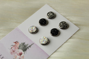 Gunmetal/Black/Confetti