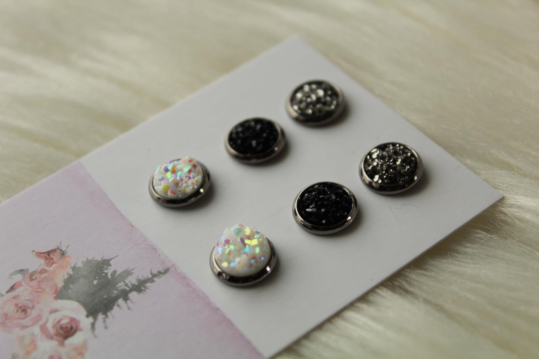 Gunmetal/Black/Confetti