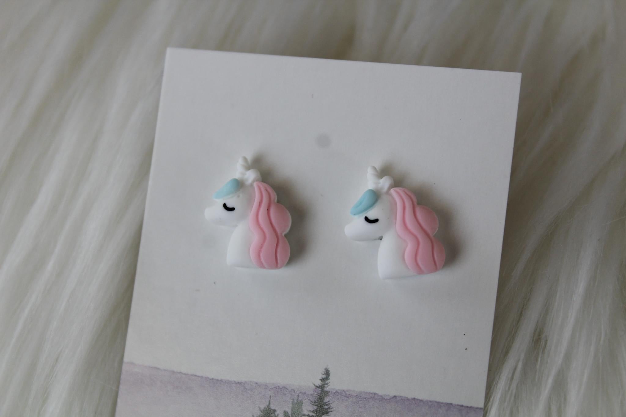 Unicorn Earrings – Fiddle Fox Co - Main Image