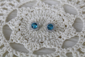 Blue Sapphire Earrings